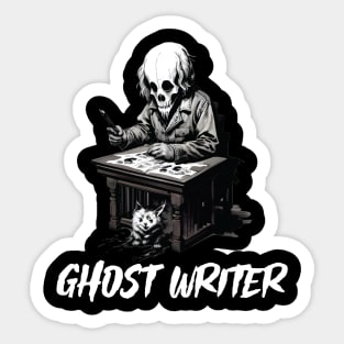 Ghost writer Sticker